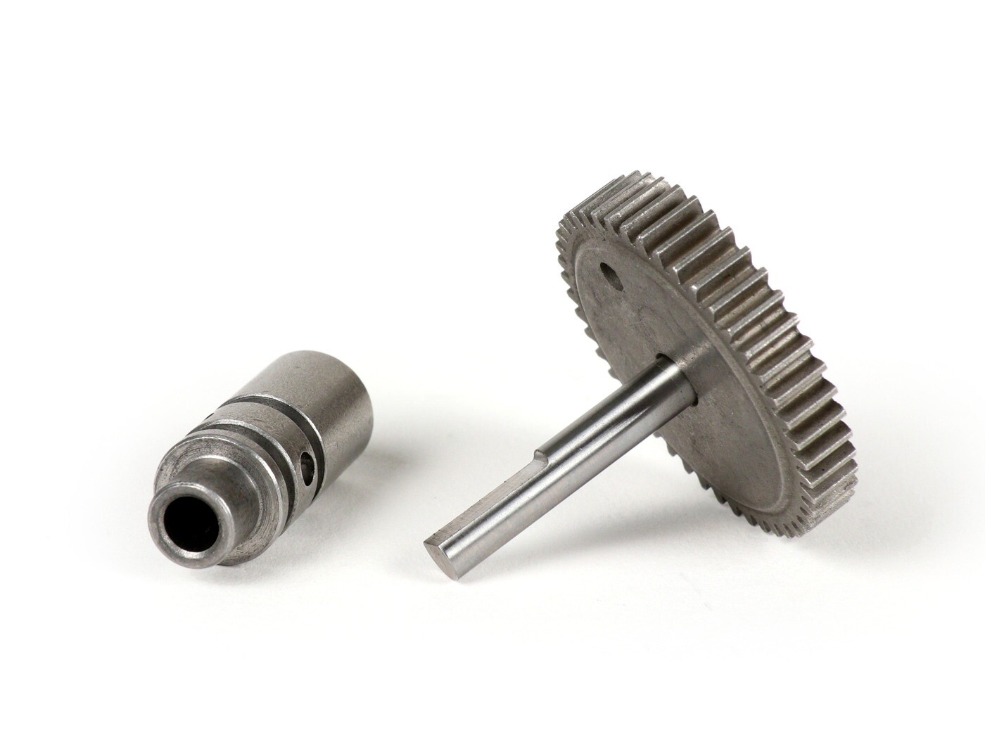 Vespa Autolube Oil Pump Drive Cog Gear & Shaft PX PE T5  
