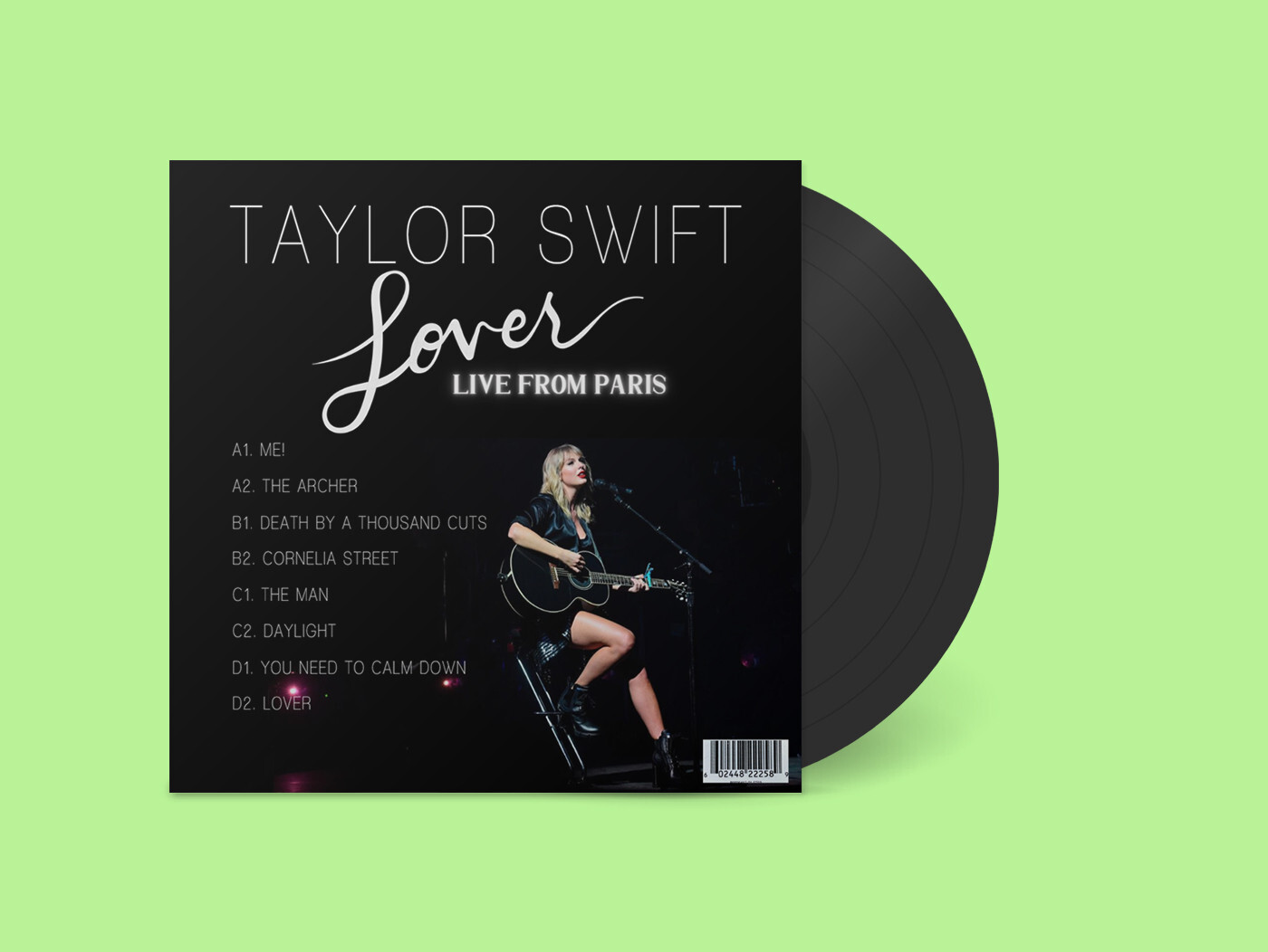 taylor swift lover live from paris レコード Taylor Swift – Lover (Live From Paris) – 2 x Vinyl