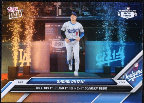 2024 Topps Black & White Shohei Ohtani SP Image Variation