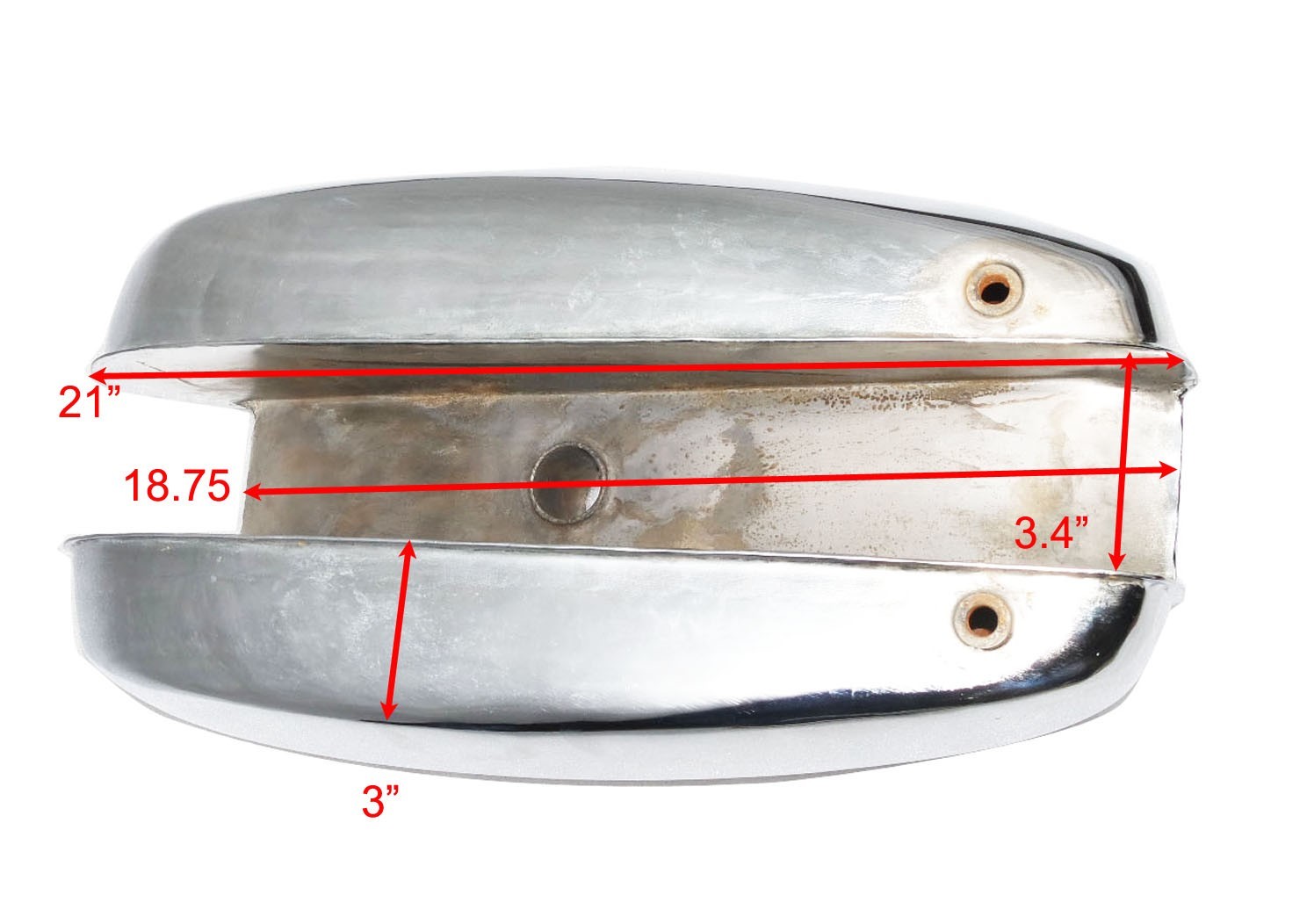 BSA A65 Thunderbolt Lightning Chrome Plated Petrol Fuel Tank  