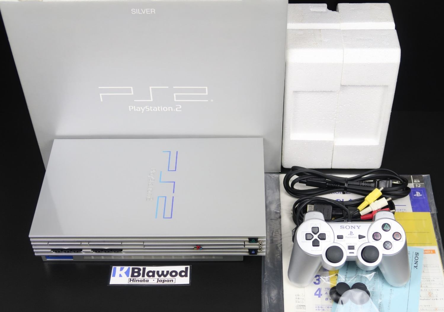 Playstation 2 PS2 Console System SCPH-39000 S Silver W/Box