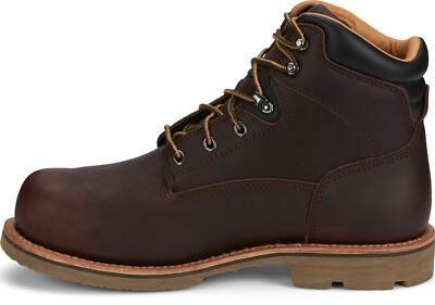 Pre-owned Chippewa Mens Serious Plus 6in Wp Met Guard Ct Pr Briar Oiled Leather Work Boots