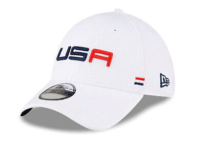 NEW Men's New Era White 2023 Ryder Cup Practice Rounds 39THIRTY Fitted L/XL Hat