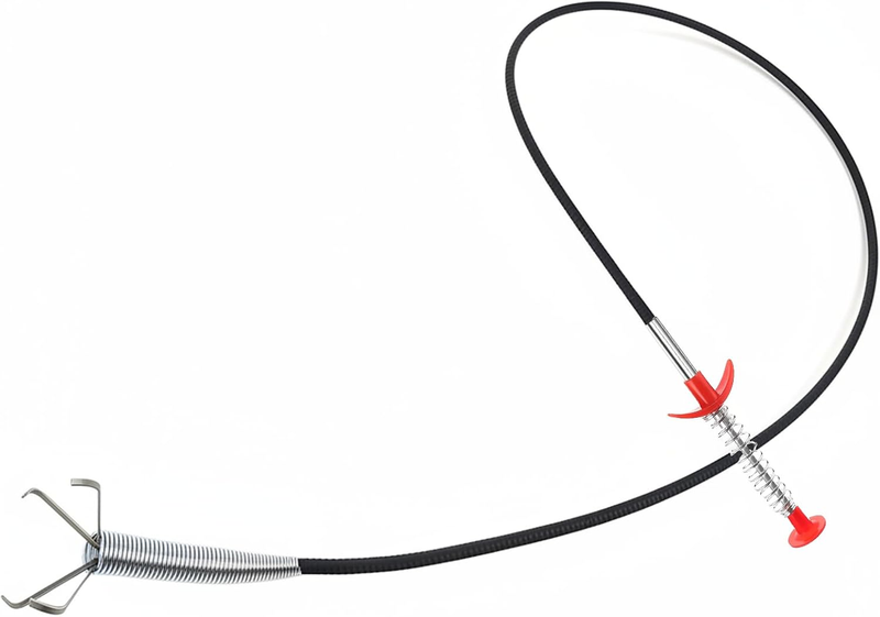 Drain Snake and Drain Clog Remover Tool, Flexible Grabber for Shower Sink Bathtu