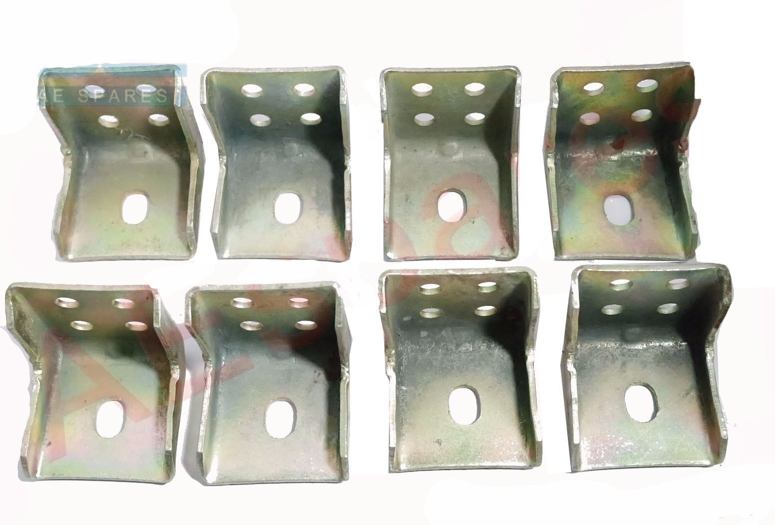 Willys Frame Outrigger Bracket 8pc. For 41-66 MB GPW CJ 2A 3A 3B M38 M38A1 
