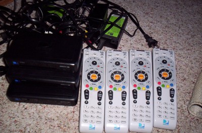 3 USEDDirectv Mini Genie HD Receivers Model C31700 Direct TV w4 remotes