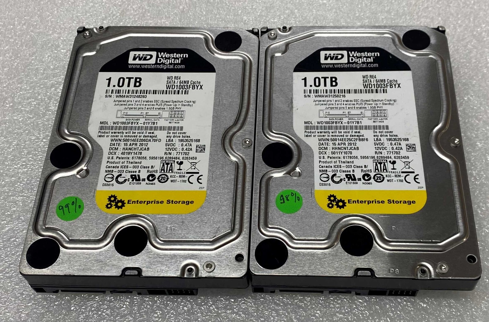Western Digital - Western Digital製HDD　WD1003FBYX　1TB SATA300 7200 Amazon.com: Western Digital RE4 WD1003FBYX 1TB 7200RPM 64MB