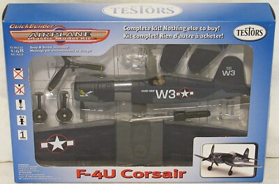 Testors #890005 Quick Builder - F-4U Corsair 1:48 Scale NIB - NOS
