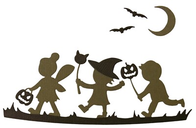 Sizzix Thinlits Halloween Silhouettes 6pc set #664588 Retail $11.99 Lisa Jones