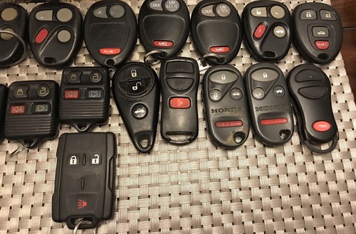 Lot of keyless FOB-Car Remote Alarm-used-GMC-Chevy- FOBS