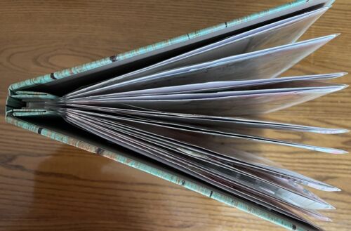 Premade 8.5 X 11 Scrapbook Album Handmade Pages Love Celebrate Life Happiness