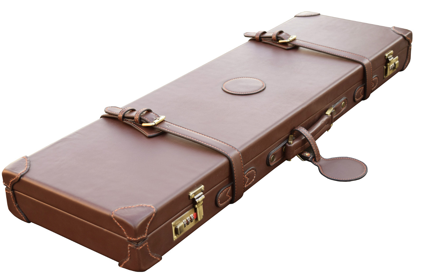 GDK GUARDIAN, TANNED LEATHER SHOTGUN CASE, 2632" BARREL SHOTGUN CASE
