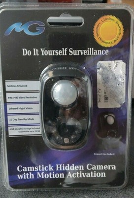 NEW MINI GADGETS CamStick MOTION ACTIVATION Hidden Color Camera CMOS 640x480 