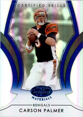 2007 Leaf Certified Materials Certified Skills Blue #1 Carson Palmer /100