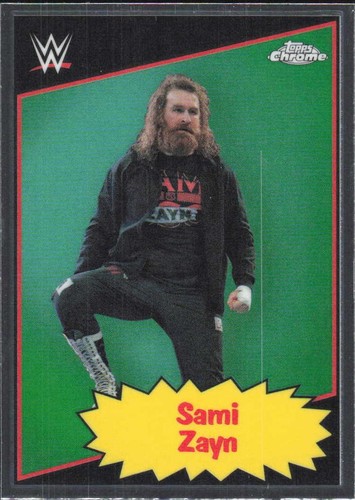 2025 Topps Chrome WWE - Sami Zayn #85TC-SZ