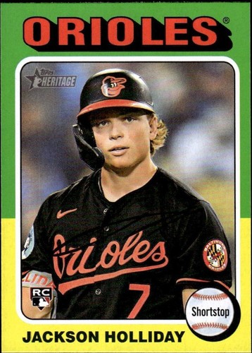 ジョンウォン holiday Jackson Holliday 2025 Topps Heritage 25th Anniversary #H25