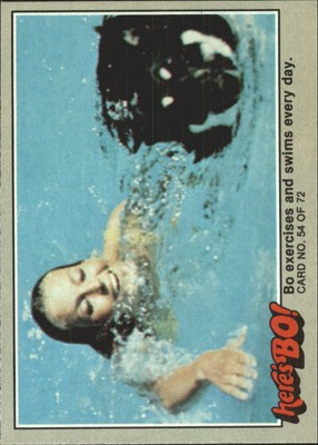 1981 Here's Bo Non-Sport Card #54 Bo exercises and swims every day
