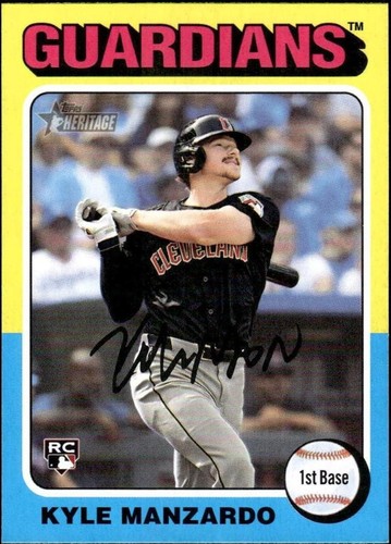 2024 Topps Heritage High Number - Kyle Manzardo #673