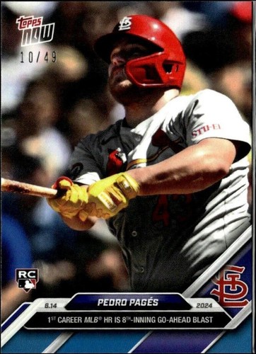 2024 Topps Now - Pedro Pages #298