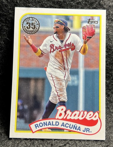 2024 TOPPS SERIES 1 1989 BASEBALL - Ronald Acuna Jr - Braves