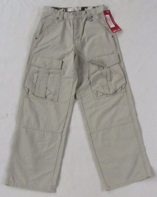 NWT Levi's Signature Boy's Casual Cargo Khaki Pants - Size 14 Reg