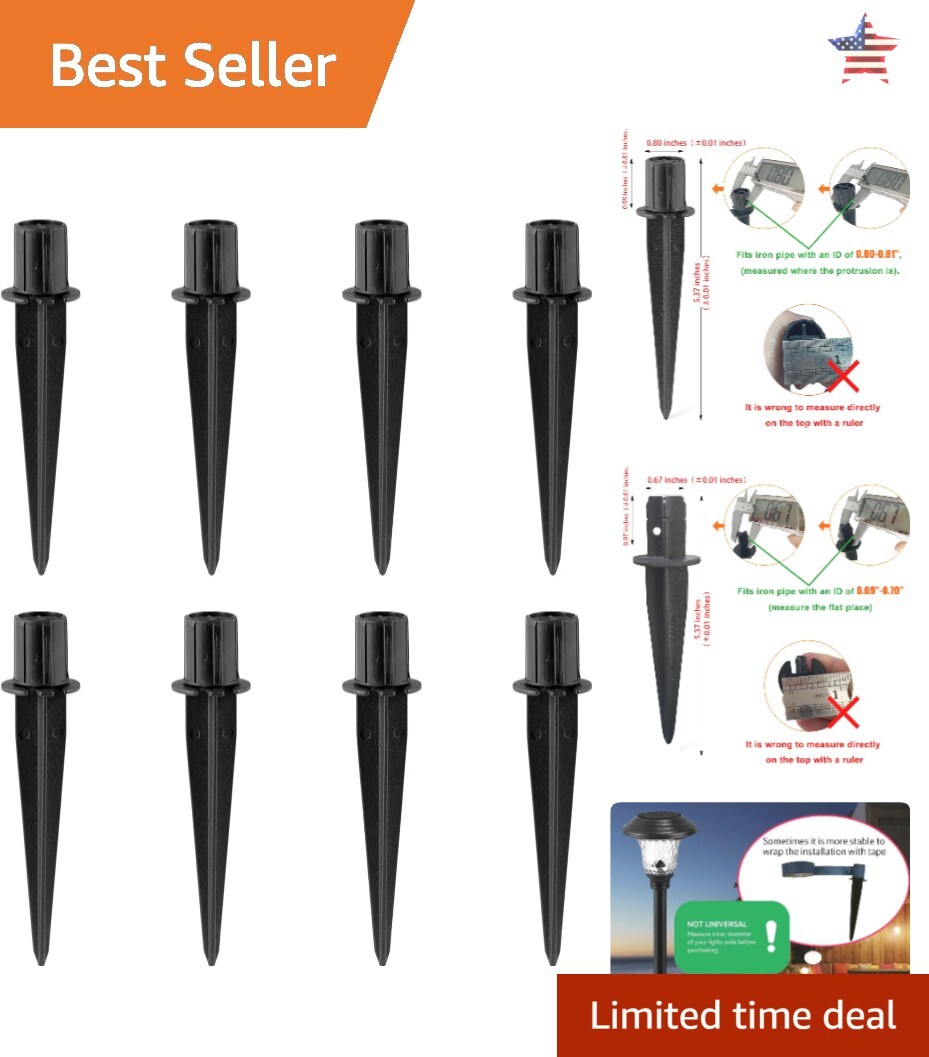 - 8pcs - 0.80" Inner Diameter