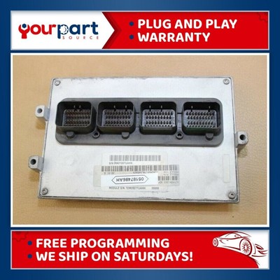 08 JEEP WRANGLER 3.8L AT ECU ECM PCM ENGINE CONTROL COMPUTER 05187486AH TESTED