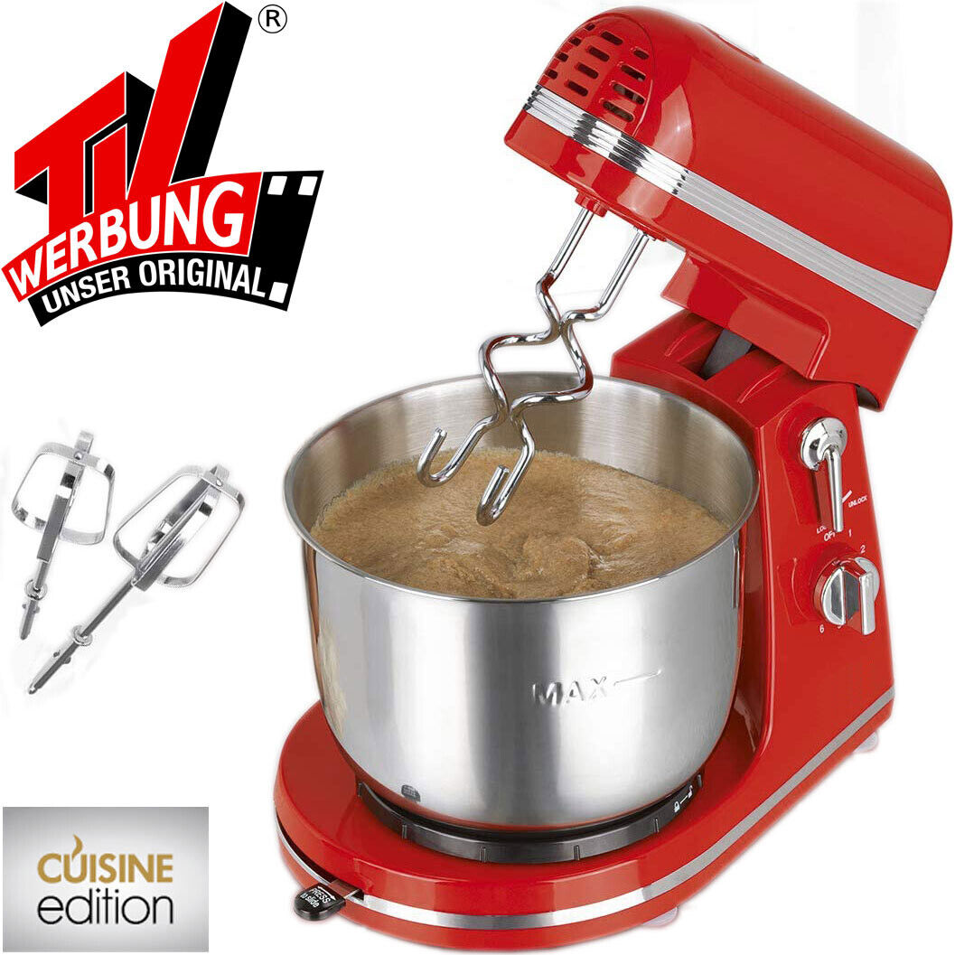 Cuisine Edition Küchenmaschine rotierende Edelstahl Rührschüssel Mixer Handmixer