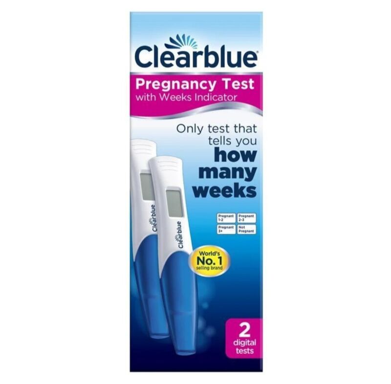 Clearblue Digital Pregnancy Test With Week Indicator- 2 Test- SHIPS FROM US 