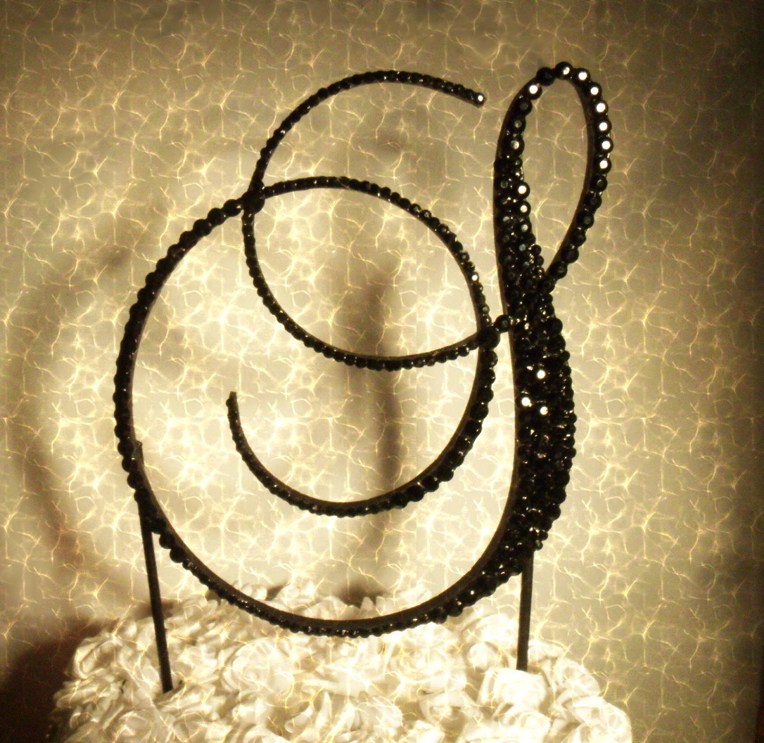 Handmade Black Glass Crystals 6