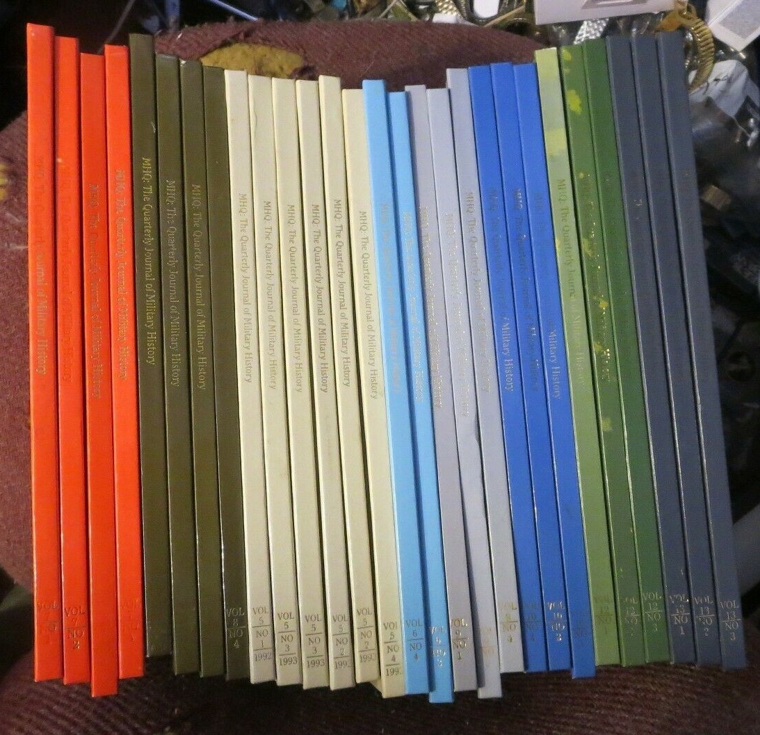 MHQ Quarterly Journal of Military History  Vol 5-13  HARDCOVER 27 Books
