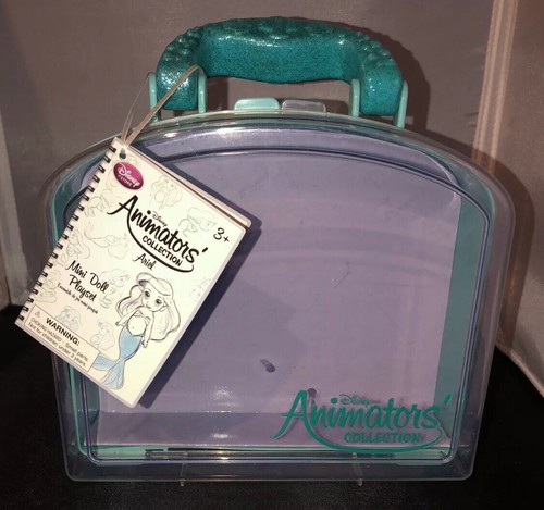 Disney Animators Collection Ariel Little Mermaid Mini Doll Play Set Case