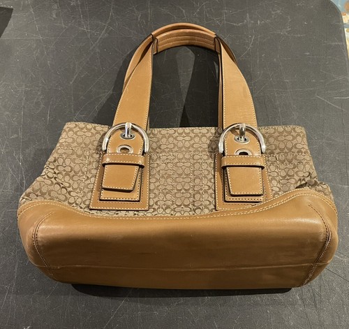 Coach Soho Mini Signature Tote Excellent Condition Clean
