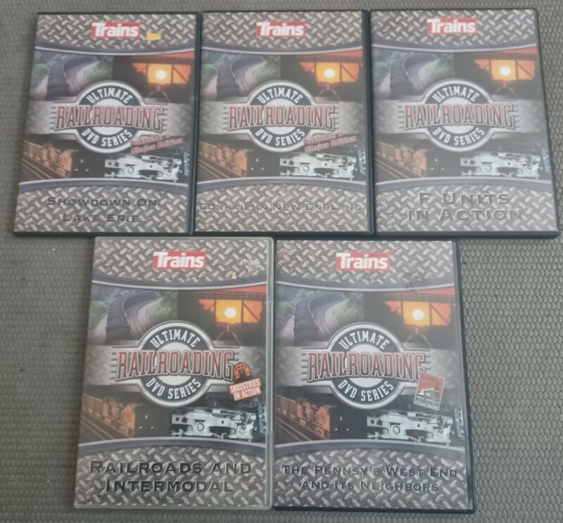 Trains Magazine - Ultimate Railroading DVD Series - Bundle Lot Of 5