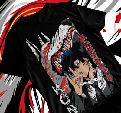 Aki Hayakawa Kon Denji Makima Chainsaw Devil Anime T Shirt Anime T Shirt