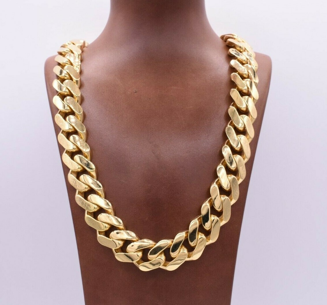 20mm Mens Miami Cuban Royal Link Chain 