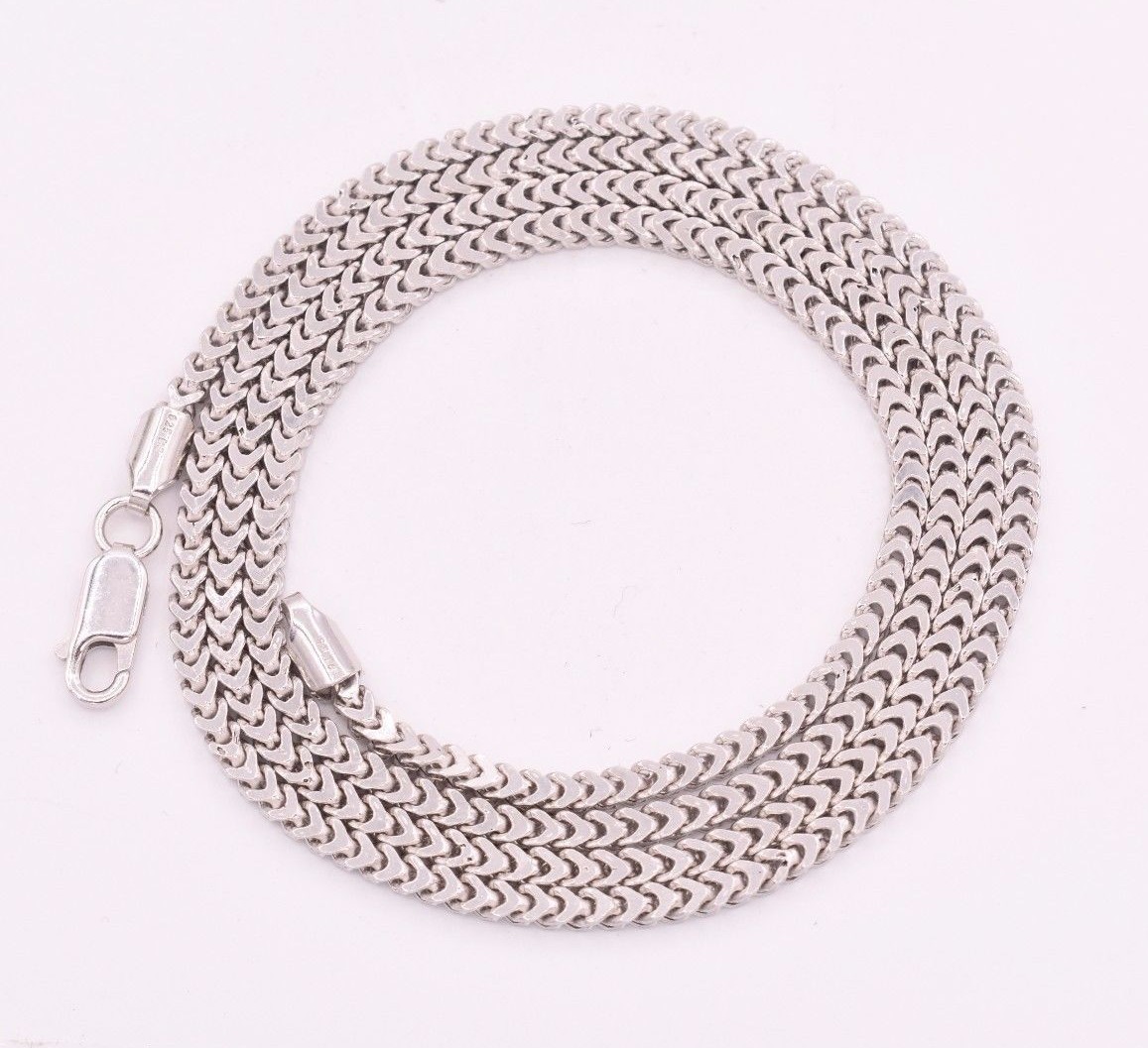 2.3mm AntiTarnish Solid Franco Chain Necklace Real 925 Sterling Silver