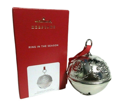 Hallmark 2021 Ring in the Season Metal Bell #7 Series Keepsake Xmas Ornament NIB