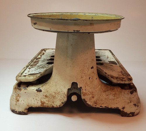 Antique Cast Iron Platform Scale ~ HOLLYWOOD by A. Pollack Brooklyn NY USA