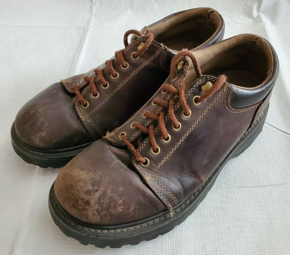 Vintage 90s American Eagle AE Boots Brown Leather | Excellent Condition  Size 12 | eBay