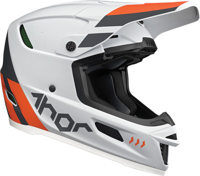 THOR 0110-7461 Reflex Helmet - Cube - MIPS  - Gray/Orange - XS