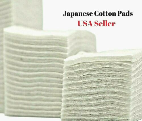 Japanese Cotton Pads Natural 100% PREMIUM Unbleached 10 20 30 50 60 120 150 