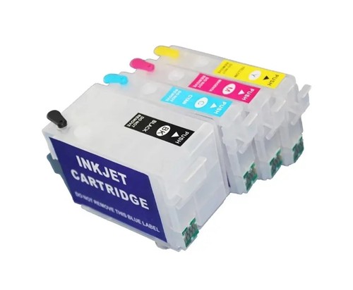 Refillable ink cartridges 252+400ml Ink Compatible Wf7210 wf-3640 Printer Epson