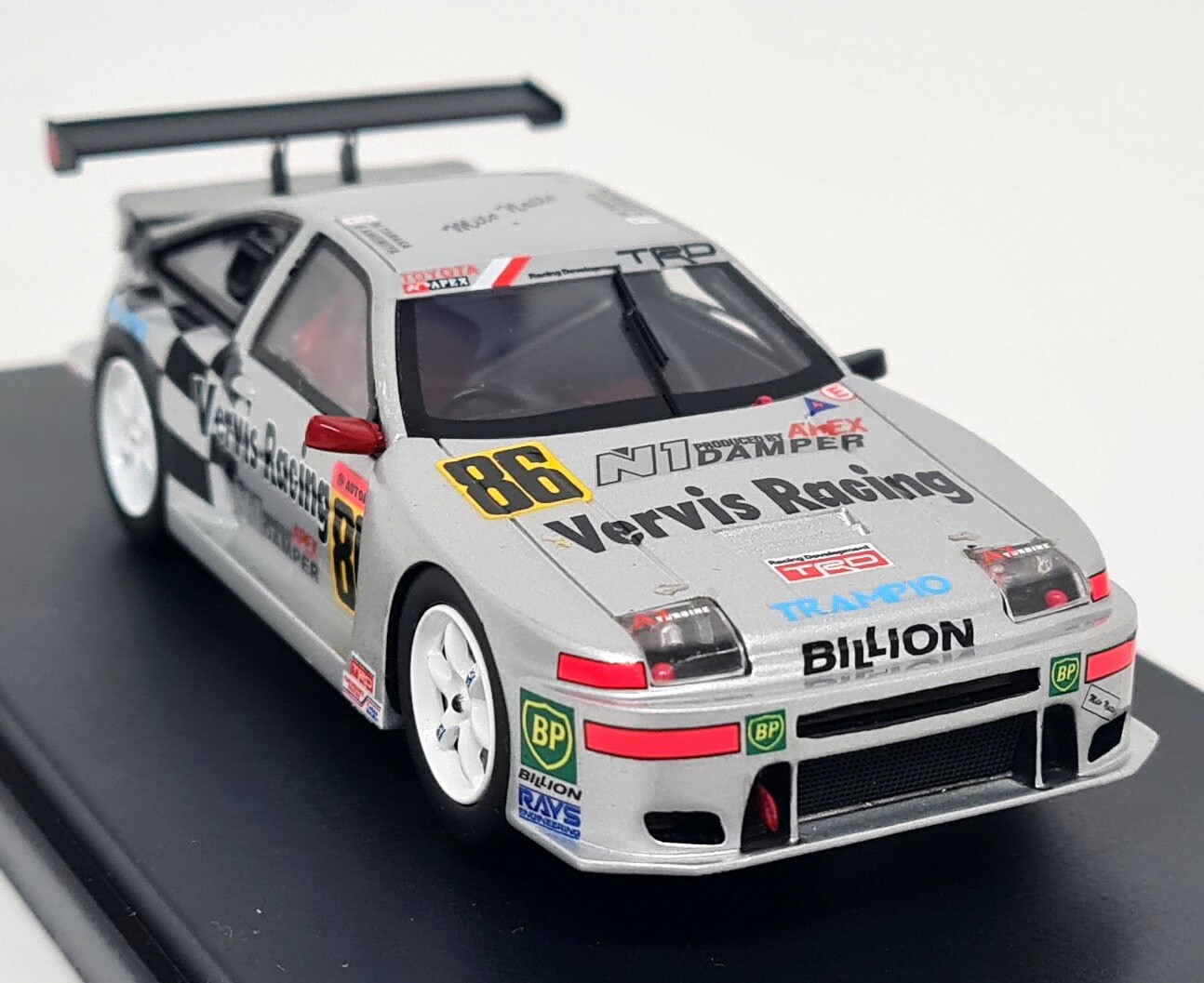ミニカー BP APEX TRUENO 1999 JGTC EBBRO 44538 1/43 BP APEX KRAFT TRUENO 1999 JGTC No.86 SILVER