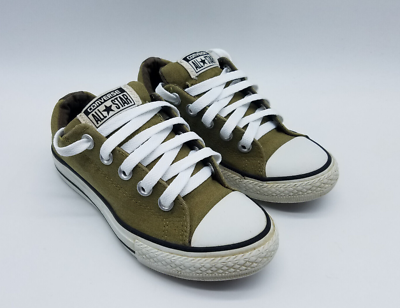 Converse CTAS Padded Tongue Youth s Size 13 Slip On Sneakers Olive