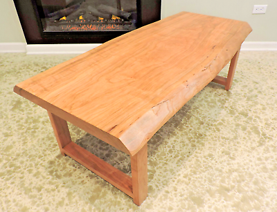 Live edge 2024 cherry coffee table