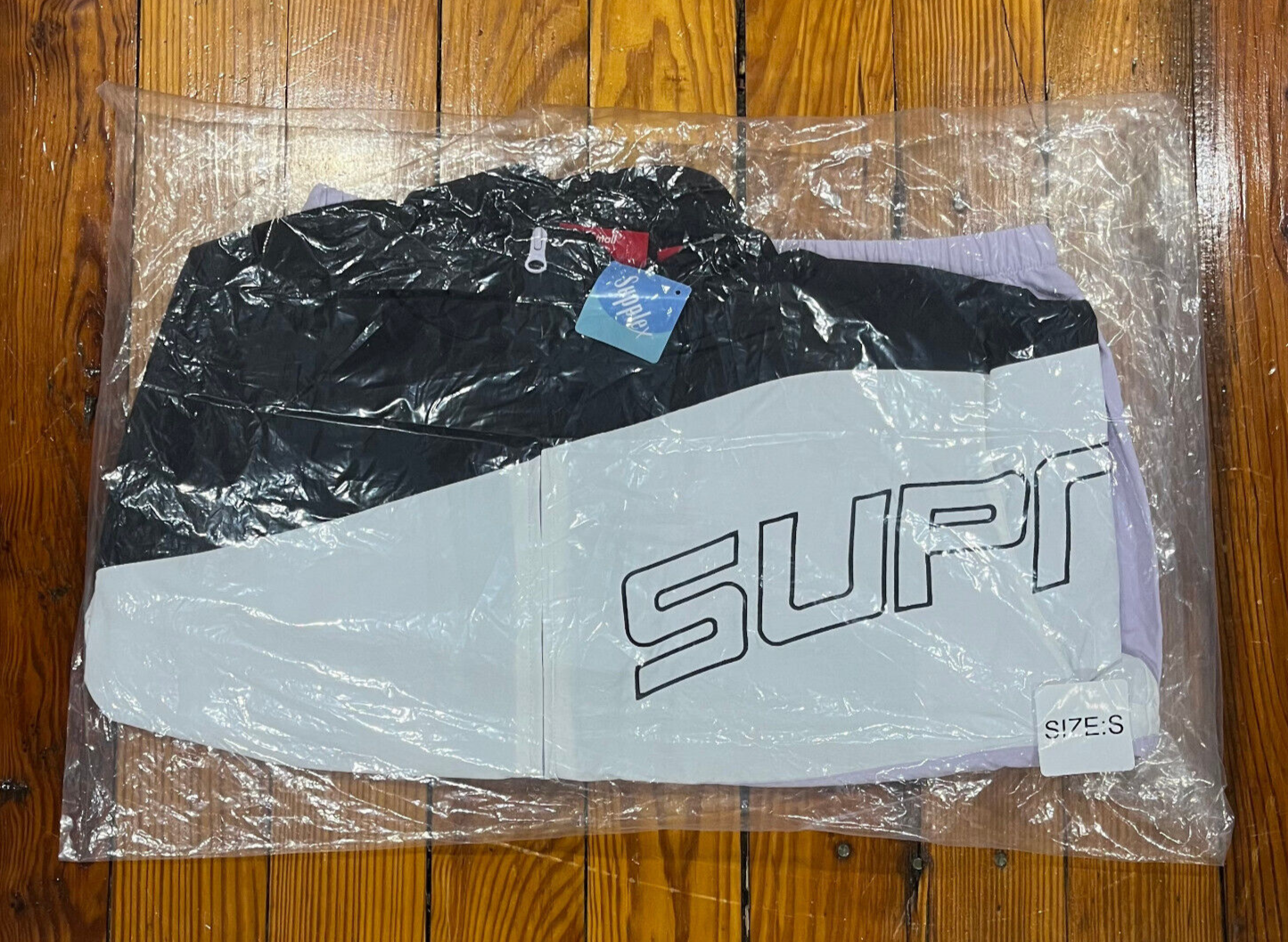 Supreme Curve Track Jacket Light Purple Men's Size Small Supreme Curve Track Jacket Light Purple Men's Size Small