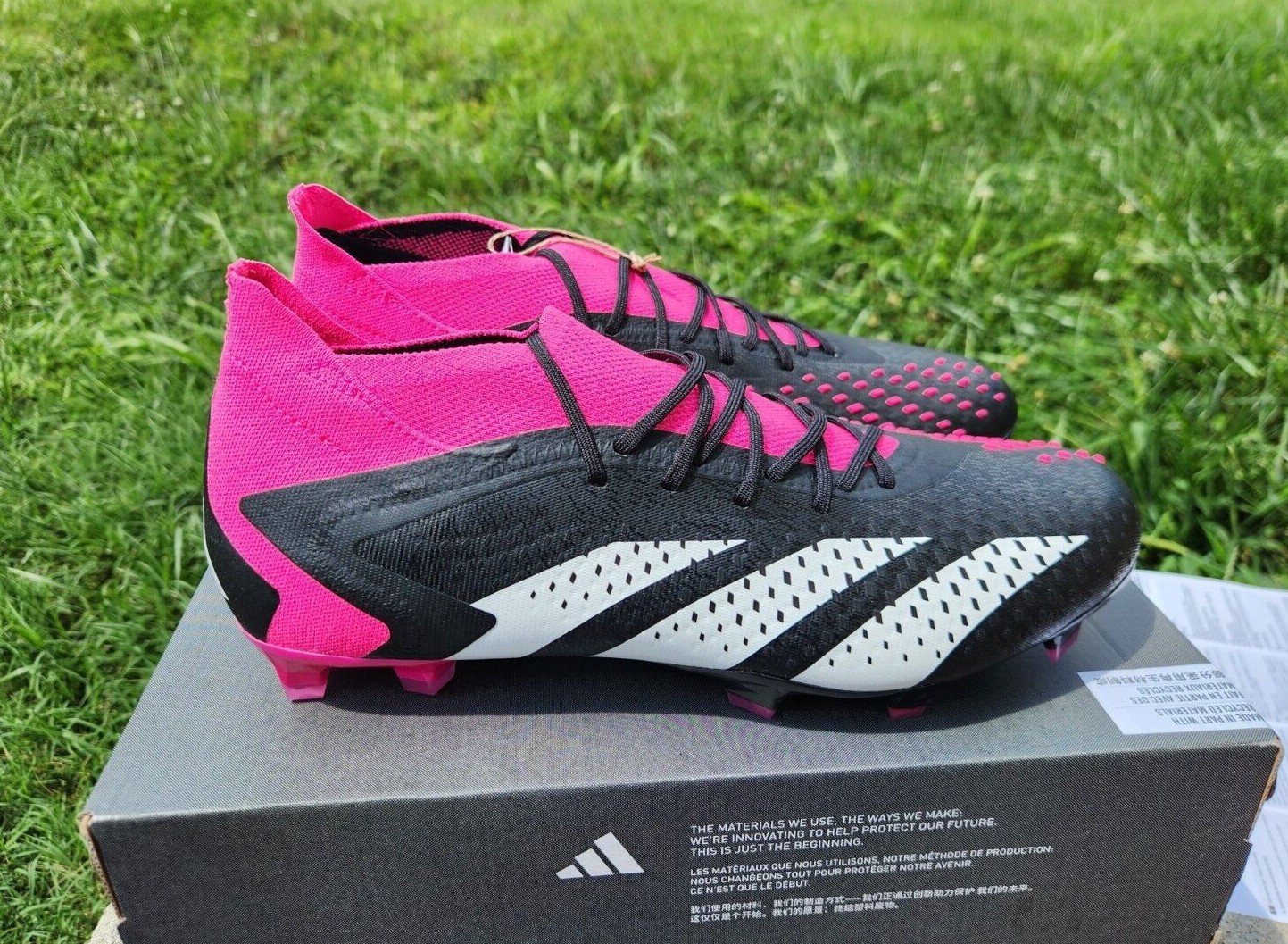Adidas Predator Accuracy.1 .1 FG Soccer Cleats Black Pink