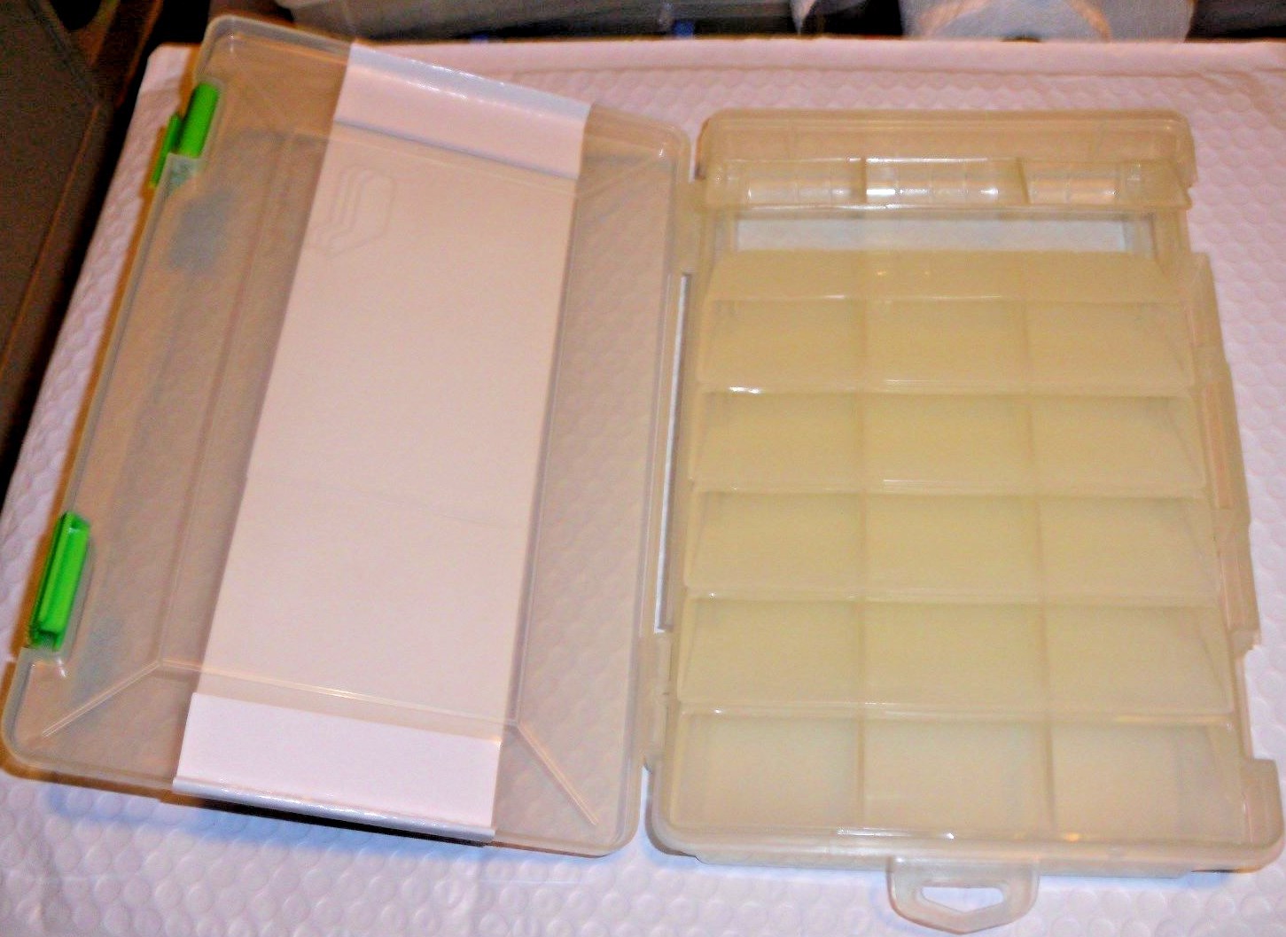 PLANO FLIP SIDER FLIP IT #3614 18 COMPARTIMENTS JIGS SPINNERBAITS CRANKBAITS