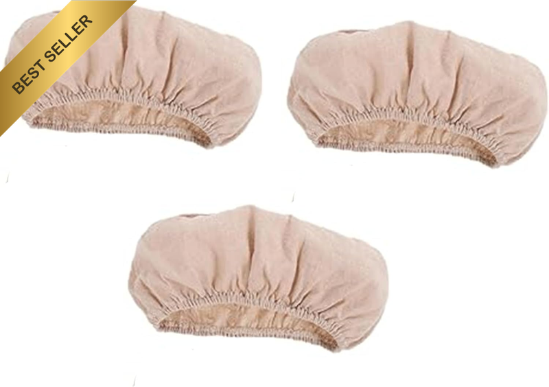 3 Pcs Sourdough Proofing Basket Covers - Oval Bread Banneton Liner Cloth for Dou